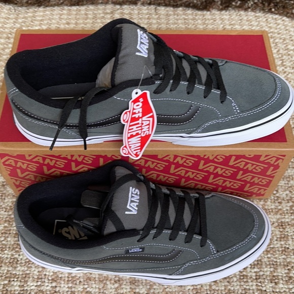 Vans Men’s Bearcat Charcoal/White/Black Men’s - Picture 4 of 16